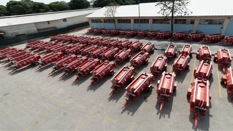 İzmir Büyükşehir'in kırsaldaki tankerleri ormanları kurtarıyor