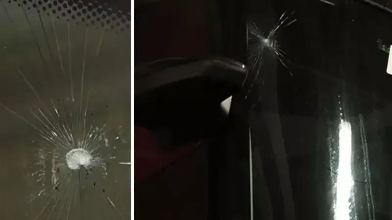 Antalya'da Trabzonspor takım otobüsüne taşlı saldırı