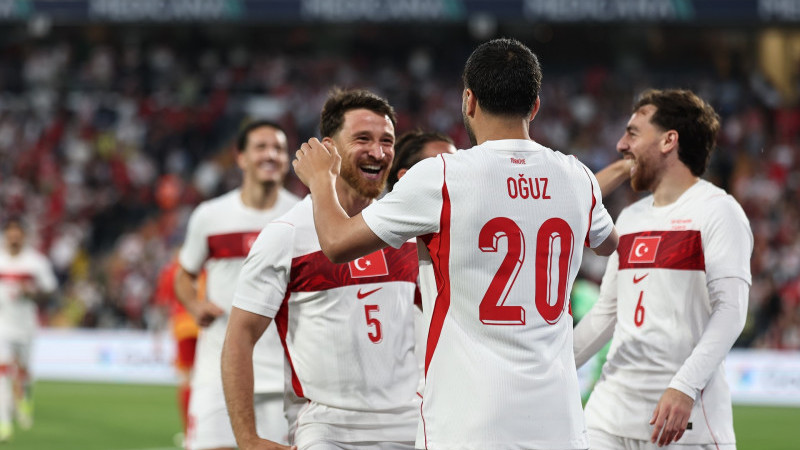 A Milli Takım'dan Kuzey Makedonya’ya gövde gösterisi