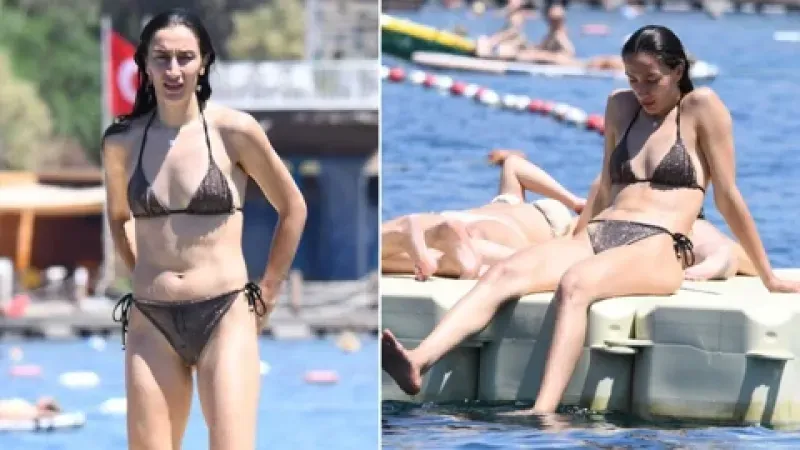 Hande Baladın yorgunluğunu attı
