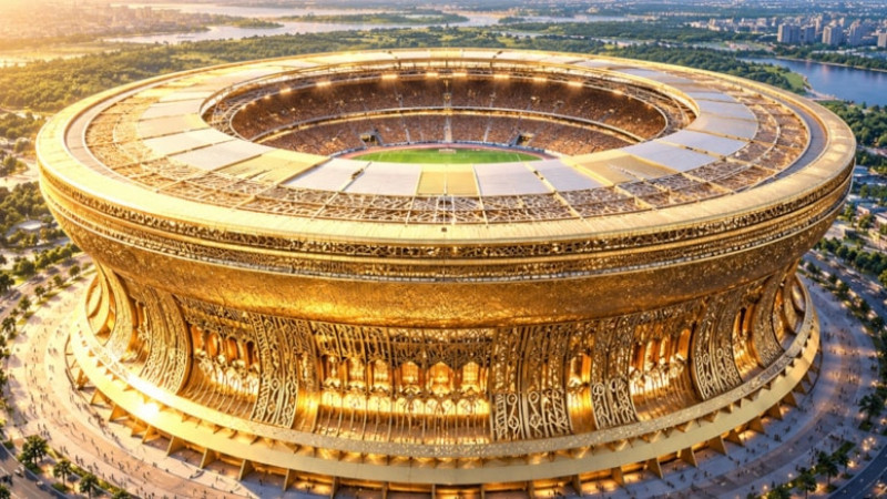Dünyada bir ilk! 135 bin kişilik dev stadyum